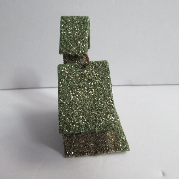 Mica Putz House Miniature Ornament 1950s Japan Christmas Village Church Vintage - Picture 3 of 10